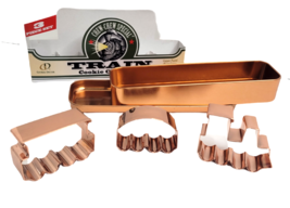 Chew Chew Special Train Cookie Cutter Set Copper Plated 3-Cars Storage Box Gift - £9.74 GBP