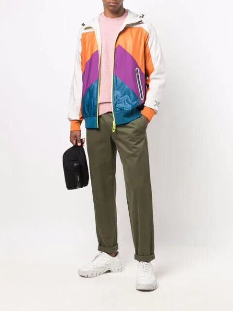 Kenzo Men's Color Block Sport Windbreaker Jacket Multicolor-Medium Item image 2