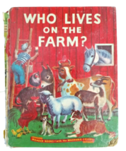 Who Lives on the Farm? 1949 Wonder Books 518 Mary Elting Grosset &amp; Dunlap VTG - £2.06 GBP