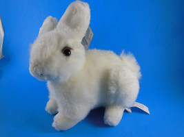 Choice Natural Bunny White Rabbit Plush 1996 Mint with tag Ganz 7&quot; - £7.05 GBP