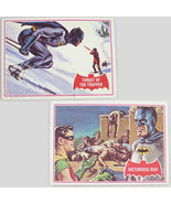 1966 Topps Batman Puzzle Back Cards 4A Target Of The Trapper, 28A Victor... - £7.90 GBP