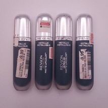 Lot Of 4 Revlon Metallic Ultra Hd Matte Lip Color Hd Glitz Brillant Shelf Pulls - $12.86