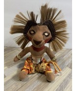 The Lion King Broadway Musical Plush Stuffed Animal Tribal Big Hair Souv... - $14.25