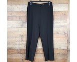 Kim Rogers Dress Pants Womens Size 14 Short Black TG5 - $12.86