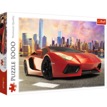 1000 Piece Jigsaw Puzzles  - Sunset ride, fast car, Moto puzzle, Adult Puzzle, T - $18.99