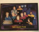 Star Trek Voyager Season 5 Trading Card #100 Kate Mulgrew Jeri Ryan Tim ... - $1.97
