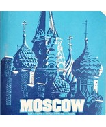 1990 Moscow Russia City Plam Map Double Sided Large Folding 31 x 40&quot; E89E - $49.99