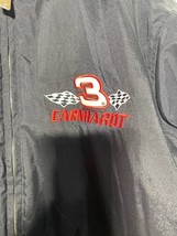 Chase Authentics Team Earnhardt Dale #3 Black Nylon Jacket Embroidered Patches - £133.19 GBP