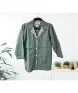 Vintage Orvis 100% Cotton 3/4 Sleeve Button Down Blouse SIZE SMALL stripes - €15,24 EUR