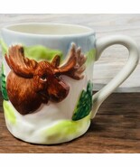 Harry And David China 3D Moose Munch Hand Painted Large Coffee Cocoa Mug - €17,76 EUR