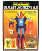 Vintage 1977 Mego Micronauts Giant Acroyear Robot Unused Decal Complete w/Box NM - $299.99