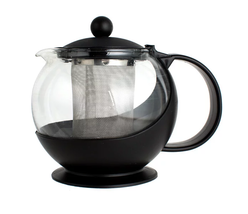 25 oz. Tempered Glass Tea Pot Infuser with Stainless Steel Basket - $30.00