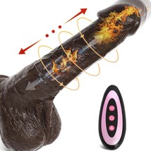 9.4&#39;&#39; Thrusting Dildo Vibrator Sex Toys For Women, Realistic Huge Dildo With 9 V - £37.75 GBP