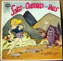 Vinyl LP Sid &quot;Hardrock&quot; Gunter Songs They Censored In The Hills, 1958 near mint - £38.77 GBP
