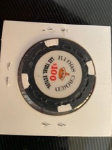 $100 Kings Crown Poker Chip C ASIN O Chip Las Vegas Nevada - £13.90 GBP