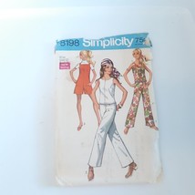 Simplicity 8198 Misses Jump Suit 2 Lengths Pattern Size 12 Bust 34 Cut - £10.86 GBP