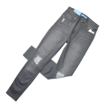 NWT 7 For All Mankind High Waist Ankle Skinny in b(air) Chrysler Grey Jeans 25 - £41.09 GBP