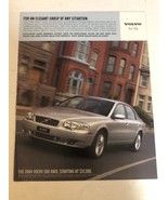 2004 Volvo Car  Vintage Print Ad pa8 - $8.90