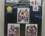 Janlynn Tudor Cottage Trio Counted Cross Stitch Kit sealed FLAW - £16.29 GBP