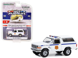 1996 Ford Bronco XL White &quot;FBI Police (Federal Bureau of Investigation P... - $18.20