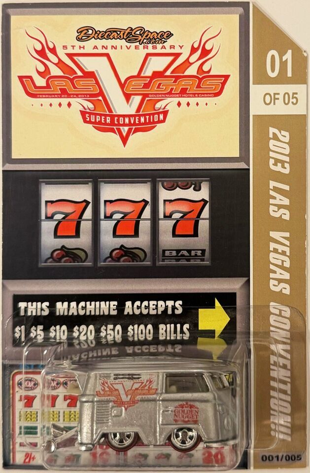 Silver KOOL KOMBI Custom Hot Wheels 2013 Las and 10 similar items