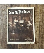 Vintage 1913 &quot;Sing Me the Rosary&quot; Sheet Music Roger Lewis F. Henri Klick... - $222.50 MXN