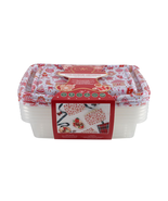 12-Piece Plastic Food Storage Set with Lids, Airtight &amp; Leakproof, Ginge... - $328.06 MXN