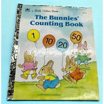 Vintage - A Little Golden Book - The Bunnies&#39; Counting Book 203-58 Easter Gift - £4.68 GBP