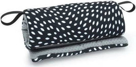 GO By Goldbug Carrier Handle Cushion Black with White Almond Shaped Design - $6.32