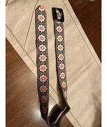 Hadlay Poller Embroidered Belt - Tortoise Shell/like Buckle 41 Inch Belt... - $23.76
