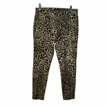 J McLaughlin Womens Baxter Jeans Animal Print Stretch Ankle Zip Skinny S... - $17.87