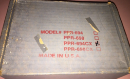 rockford fosgate ppr-694cx 6x9 coaxial Car 2 way speaker-Very Rare-SHIPS N 24 HR - £149.38 GBP