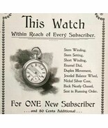 Perry Mason Pocket Watch 1897 Advertisement Victorian XL Accessory Jewel... - $54.84 CAD
