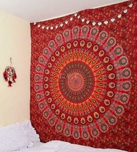 Mandala Tapestry Indian Wall Hanging Decor Bedspread Throw Bohemian Hippie JP219 - £12.92 GBP+