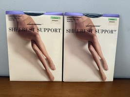 JC Penney Sheer Caress Sheerest Support Control Top Pantyhose Average Of... - $411.72 MXN