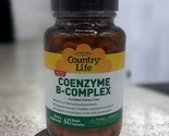 Country Life Coenzyme B-Complex 60 Vegan Caps Exp 10/2025 - $15.14