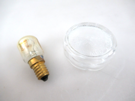 W10412722 Whirlpool Light Lens Cover &amp; Bulb  W10412722  WPW10412722  W10... - £15.22 GBP
