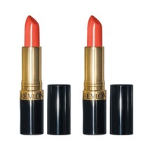 Pack of 2 Revlon Super Lustrous Lipstick Creme, Kiss Me Coral 750, 0.15 ... - $25.01 CAD