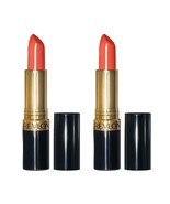 Pack of 2 Revlon Super Lustrous Lipstick Creme, Kiss Me Coral 750, 0.15 ... - €15,38 EUR