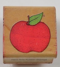 Wood Mounted Rubber Stamp By Hero Arts Teachers Apple Collectible Arts Crafts - £5.49 GBP