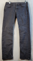 Calvin Klein Jeans Women Size 10 Black Cotton Pockets Belt Loops Ultimate Skinny - £12.54 GBP