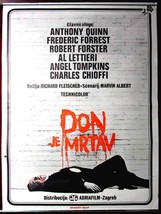 Movie Poster Don is Dead Anthony Quinn Vintage 1973 - £22.68 GBP