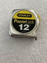 Vintage Stanley 12&#39; 33-212 Powerlock Belt Clip Tape Measure Tool - Works Great - £9.23 GBP