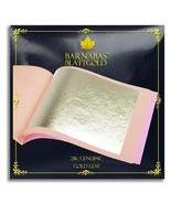 Barnabas Blattgold Genuine 21K Gold Leaf Loose Sheets 3.1 Inches 25 Sheets - $940.43 MXN