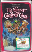 The Muppet Christmas Carol Clamshell Vhs Tape Sealed Jim Henson Disney Gonzo - £11.92 GBP