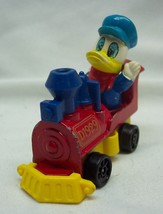 Vintage Walt Disney DONALD DUCK Train Diecast Metal Toy Car 1980&#39;s - $14.85