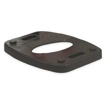 Vertical Panel Base, Rubber, 1 5/16 In H, 22 In L, 18 1/2 - $62.99