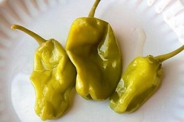 50 Seeds Greek Golden Pepper Pepperoncini Gold Yellow Capsicum Annuum Vegetable  - £7.63 GBP