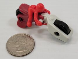 *C53) Ferrero Kinder Surprise Egg Red Motorcycle Motor Stunt Bike - $5.93