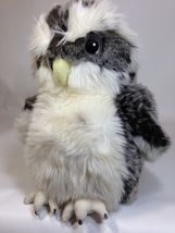 Gund Owl Hooten Stuffed Animal Plush #12026 White Smoke Grey Beanie 8&quot; Retired - £27.97 GBP